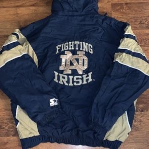 Vintage University Of Notre Dame Fighting Irish Starter Jacket